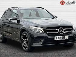 Solid black Used 2019 Mercedes GLC220 AMG Estate | £23,250 (Fair price)