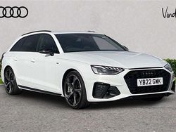 White Used 2022 Audi A4 Black Edition Estate | £29,659 (Expensive)