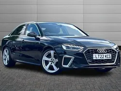 Mythos black Used 2022 Audi A4 S-Line Sedan | £23,095 (Good price)