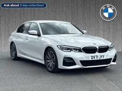 White Used 2021 BMW 320 M Sport Sedan | £25,099 (Fair price)