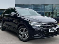 Deep black pearl Used 2025 VW T-Roc R-line SUV | £28,690 (A bit pricey)