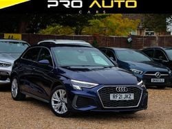 Blue Used 2021 Audi A3 Sportback e-tron S-Line Sedan | £14,651 (Fair price)