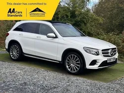 White Used 2017 Mercedes GLC250 AMG line SUV | £19,990 (Fair price)