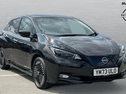 Black Used 2023 Nissan Leaf Tekna Hatchback | £13,226 (Fair price)
