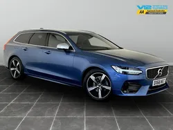Blue Used 2018 Volvo V90 R-Design Estate | £19,495 (Fair price)