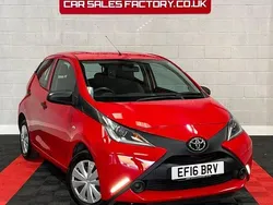 Red Used 2016 Toyota Aygo Hatchback | £3,995 (Good price)