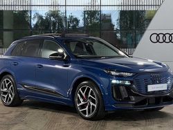Blue Used 2024 Audi Q6 e-tron Black Edition SUV | £56,637 (Fair price)
