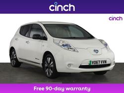 White Used 2017 Nissan Leaf Tekna Hatchback | £6,499 (A bit pricey)