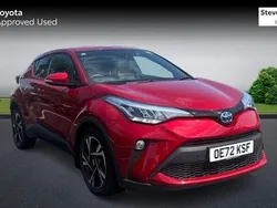Red Used 2022 Toyota C-HR Design SUV | £21,319 (Fair price)