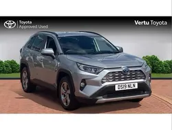 Silver Used 2019 Toyota RAV4 Hybrid Design SUV | £19,207 (Fair price)