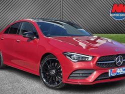 Red Used 2022 Mercedes CLA200 AMG Line Premium Plus Sedan | £24,999 (Fair price)