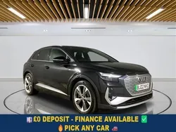 Black Used 2022 Audi Q4 e-tron S-Line SUV | £20,749
