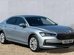 Pebble silver metallic Used 2025 Skoda Superb SE L Hatchback | £34,215
