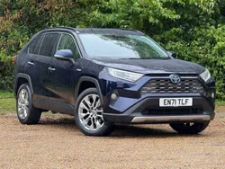 Obsidian blue Used 2022 Toyota RAV4 Hybrid SUV | £27,880 (Good price)