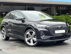 Black Used 2024 Audi Q4 e-tron Black Edition SUV | £36,850 (Fair price)