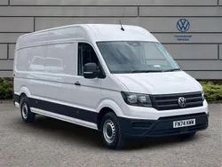 White New 2024 VW Crafter Van | £41,752 (Expensive)