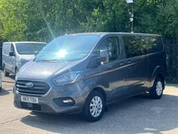 Grey Used 2021 Ford Transit Custom Limited Van | £19,999 (Expensive)