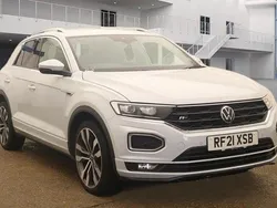 Silver Used 2021 VW T-Roc R-line SUV | £19,495 (Good price)