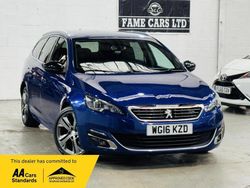 Blue Used 2016 Peugeot 308 GT-line Estate | £4,500 (Good price)