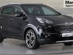 Black Used 2019 Kia Sportage GT-Line S SUV | £17,284 (Fair price)