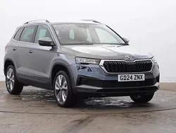 Graphite grey metallic Used 2024 Skoda Karoq SE L SUV | £20,795 (Fair price)