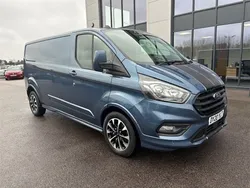 Blue Used 2020 Ford Transit Custom Sport | £21,594 (A bit pricey)