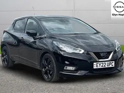 Black Used 2022 Nissan Micra Hatchback | £11,170 (Fair price)