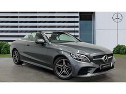 Grey Used 2021 Mercedes C220 AMG line Cabriolet | £23,398 (Fair price)