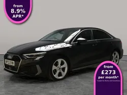 Black Used 2022 Audi A3 S-Line Sedan | £19,371 (Good price)