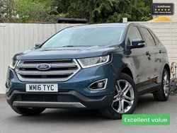 Blue Used 2016 Ford Edge Titanium SUV | £11,695 (Good price)