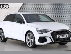 White Used 2023 Audi S3 Black Edition Hatchback | £36,579 (Fair price)