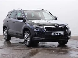 Black magic pearl effect Used 2024 Skoda Karoq SE L SUV | £19,900 (Fair price)