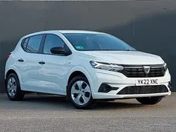 White Used 2022 Dacia Sandero Essentiel Hatchback | £10,298 (Fair price)