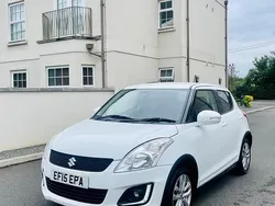White Used 2015 Suzuki Swift SZ4 Hatchback | £5,499