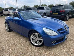 Blue Used 2009 Mercedes SLK200 Cabriolet | £6,495 (A bit pricey)