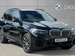Black sapphire metallic paint Used 2022 BMW X5 M Sport SUV | £42,495