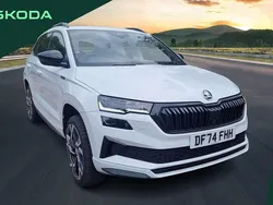 White Used 2024 Skoda Karoq SportLine SUV | £28,798 (Fair price)