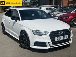 White Used 2018 Audi S3 Sportback Black Edition Hatchback | £12,485 (Super price)