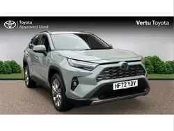 Green Used 2022 Toyota RAV4 Hybrid SUV | £31,636 (A bit pricey)