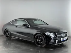 Black Used 2020 Mercedes C200 AMG line Coupe | £18,800 (Good price)