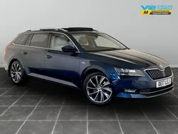 Blue Used 2017 Skoda Superb LAURIN & KLEMENT Estate | £14,495 (Fair price)
