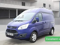 Blue Used 2018 Ford Transit Custom Limited | £11,994 (A bit pricey)