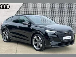 Black Used 2024 Audi Q4 Sportback e-tron Black Edition SUV | £32,580