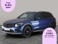 Blue Used 2018 Mercedes GLC350 AMG line SUV | £20,273 (Good price)