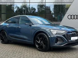 Blue Used 2023 Audi Q8 e-tron Advanced SUV | £52,999