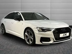 White Used 2021 Audi A6 Black Edition Sedan | £24,250 (Fair price)