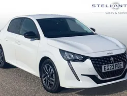 White Used 2023 Peugeot 208 Allure+ Hatchback | £14,955 (Fair price)