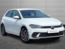 White Used 2024 VW Polo Life Hatchback | £18,086 (Fair price)
