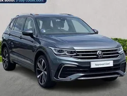 Grey Used 2024 VW Tiguan Allspace R-line SUV | £31,849 (A bit pricey)
