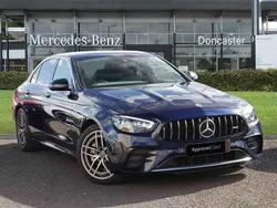 Blue Used 2021 Mercedes E53 AMG Premium Sedan | £38,973 (Good price)